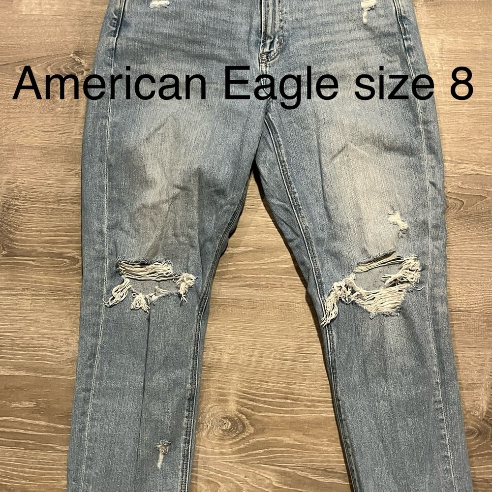 American Eagle Outfitters Distressed Ankle Jeans
